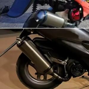 혼다 디오 AF34/35 ZX 50-75CC 오토바이용 고성능 V8 레이싱 풀 배기 시스템 머플러 파이프