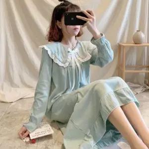 [다잇템] 여아용 레이스 귀여운 클래식 잠옷 원피스