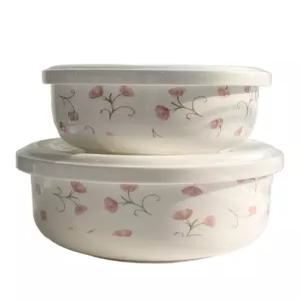 픽유아 11번가 뚜껑 찬합 도자기 그릇 계란찜 세라믹 사기찜그릇 전자레인