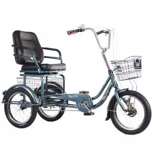 자전거 안전한 노인 성인 세발 초보자 시골 스쿠터 등받이 어른 안전 나들이