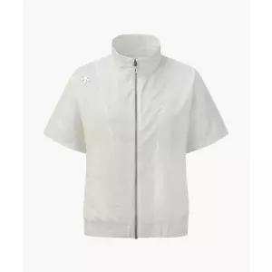 [데상트]GOLF 여성 하이넥 반팔 아노락 점퍼 DR12WFBL34 DR12WFBL34_BWTG 367601