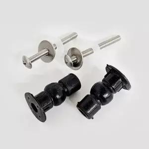 변기부속품 설치 상부 치마형 앙카볼트 h비데 볼트 체결 검정2p