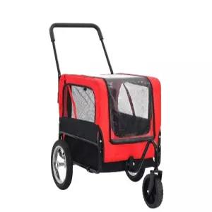 강아지 자전거 트레일러 안전 캐리어 카고 애완견 범용 배달 리어카 반려견 라이딩 산책