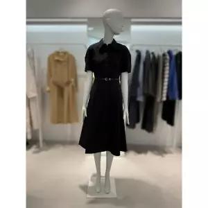 갤러리아 [26 봄] 벨티드 셔츠 플레어 롱 원피스 (Z262MSE101)