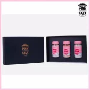 히말라야 핑크소금 선물세트3호 핑크굵은소금400gX1개 + 크리스탈굵은소금400gX2개 보틀용기 답례품 선물세