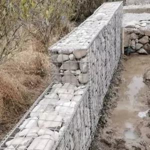 개비온 철망 담벼락 정원 사각 공원 돌망태 돌담 조경 담장