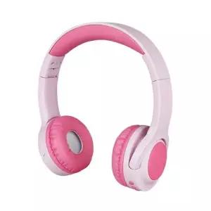 블루투스 무선 어린이 헤드셋 핑크 접이식 PC 컴퓨터 스마트폰 태블릿 800mAh