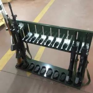 라이플거치대 에어건 비비탄총 8 다용도 슬롯 사격장 전시 랙