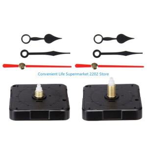 xxub 커스텀 가능한 클럭 모터 움직임 메커니즘 키트 핸드 세트 벽 시계 수리 부품 교체 액세서리