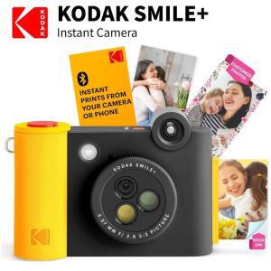 Kodak Smile+ 인스턴트 카메라 10MP 휴대용 포토 프린터, 올인원 및 ZINK 무잉크 인쇄 TF 카드 지원