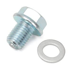 Alpha Rider M12x1 5x15mm 강력 오일 드레인 플러그 마그넷 스크류 볼트 나사 엔진 크랭크케이스용 자기 혼다 HONDA PCX125 카와사키 등에 적용 다트 바이크 스트리트 스쿠터 오토바이 바이크용 12mm P1