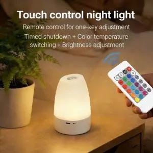 우주프로젝터 LED 조명 디밍 터치 수면등 리모컨 USB 충전식 테이블 램프 3색 야간 용