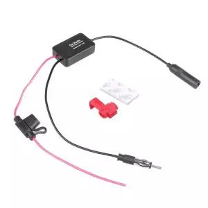 UHD안테나 TV 실내 지상파 수신기 DC 12V-24V 차량용 라디오 FM 안테나 88-108MHz 25dB 신호 증폭기 부스터