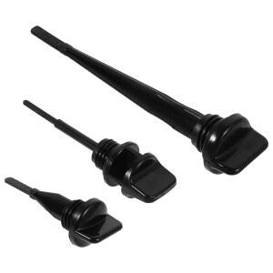 TOGEVAL 3개 오토바이용 내구성 플라스틱 엔진오일 게이지 캡 오일 필러 탱크 플러그