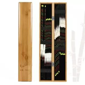 위치 조정 스펀지 우드 찌 케이스