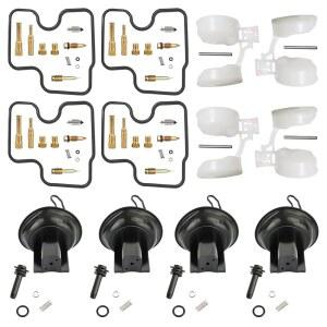 해당 사양에 맞는 혼다 CBR400RR NC29 CBR400 RR용 오토바이 캐브레터 수리 키트 리빌드 플로트 진공 다이어프램 가스켓 부품 컬러