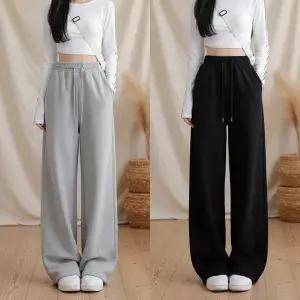 [다잇템] 여성 넓은 보온 바지 트랙수트 봄가을겨울용_24595734_588872