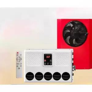 무시동 에어컨 실외기없는 업소용 소형 DC 캠핑카