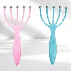 (색상 랜덤발송)케어 관리기 지압 휴대용 마사지기 쿨링 시원한 두피