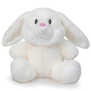 홀리홈 토끼 인형, 부활절 봉제 선물 장난감, 포근한 부드럽고 여자 어린이 흰색 7인치 위한 아기를