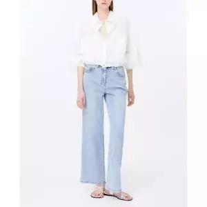 [롯데백화점]쉬즈미스 밴딩 와이드 데님팬츠 SSMSLP22070