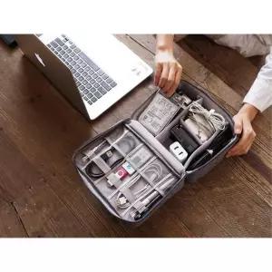 배터리 전자기기 케이블 분리수납 가방 보조배터리케이스 지퍼파우치