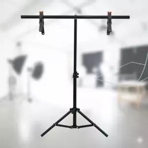 [셀러허브]스튜디오 촬영 배경지 T형 2단 거치대 소형 (S44097229)