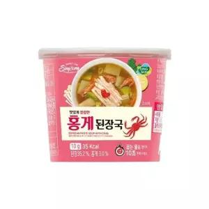 신송 칼칼한 홍게된장국컵 10g 1박스(24개입)