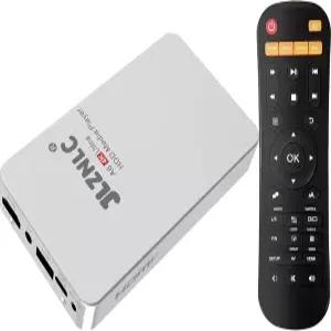 4K 울트라 HD 미디어 플레이어 및 2-in-1 HDD 인클로저 자동 재생 재개 USB MicroSD 2.5인치/3.5인치 SATA
