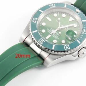 롤렉스 데이토나 블랙 서브마리너 곡선용 고강도 스테인레스 스틸 이음매 없는  내마모성 시계 호환용 호환