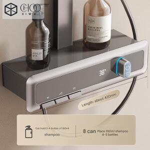 욕실 샤워 수전 온도 조절 세트 칼럼 폭포