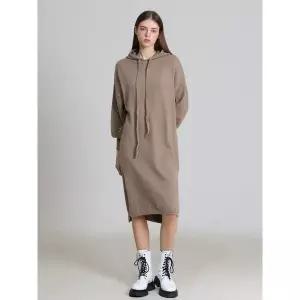 [쉬즈미스][오조크(OZOC)] 후드 롱니트 원피스 (택가격: 109000원)