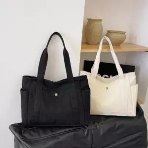 스퀘어캔버스똑딱이토드 에코백 캔버스백 텀블러백