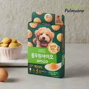 [풀무원]아미오 독 자연담은 간식 강아지 비스켓 계란과자 50g