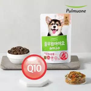 [풀무원]아미오 건강담은 트릿 강아지 기능성 간식 루테인 눈&눈물 케어 80g×5개입