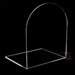 L자 아크릴 책꽂이 독서정리대 책상위책꽂이 데스크책꽂이 책수납함 사무용책꽂이