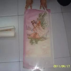 비즈발DIY 키트 현관 문발 동양풍 창문 플라워 물고기 커튼 패키지