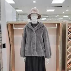 [해리앤] DP01 인조밍크 빅후드 FAKE FUR 자켓 YPWP1D59_P350942485