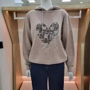 [해리앤] DP01 트윙클 하트 후드 니트 티셔츠 HOFP7T10_P329441921