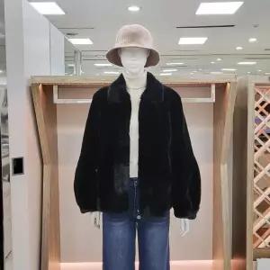 [해리앤] DP01 볼륨소매 페이크 퍼 집업 자켓 YPWP1D11_P350943076