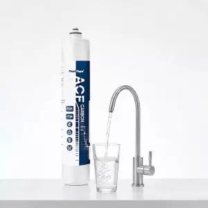 [필터탑스]퓨리탑스 1단 직수형 언더싱크 정수기 DIY 세트 ACF 구성 1/4 파우셋 음수시스템