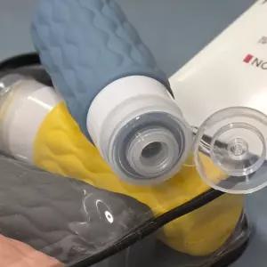 샴푸 튜브 공병 소분 세트 여행용 실리콘 공용 수영장 캠핑 로션 스킨