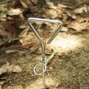 (색상 45cm)4개 돼지꼬리팩 야영 야외용텐트 캠핑 캠핑소품 낚시 여행 타프 바캉스