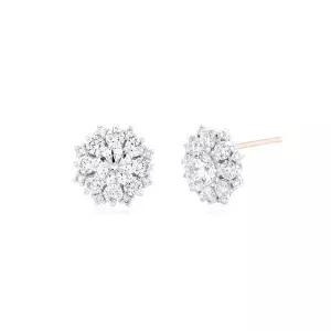 [DIAME](강남점)루센트 18K골드 3부 랩그로운 다이아몬드 귀걸이 FGDE1404W03LAB