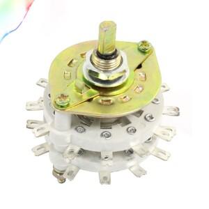 TV 라디오 세라믹 밴드 채널 로터리 스위치 선택기 2P11T 2 극 11 던지기