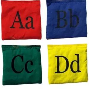 저글링 콩주머니 알파벳 교육용 숫자 콩주머니 놀이 던지기 어린이 영유아 학습용 게임 아동 실외 영어