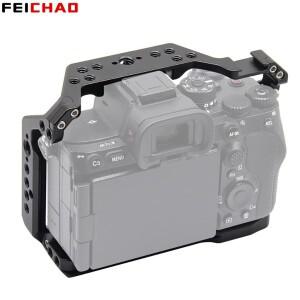 콜드 슈 마운트가 알루미늄 합금 A74 카메라 케이지 조작 호환호환 A7M4A7R4A9IIA7S3A1A7R4A 용 14-20  38-