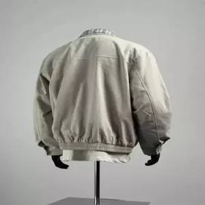 빈티지 페이크 투피스 코트 남자하프코트 봄가을 체크 재킷 칼라 ible3