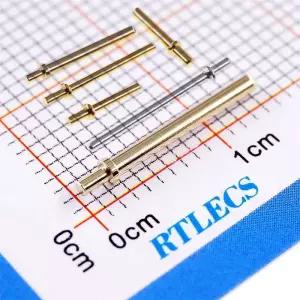 동관단자 100 2000 개 인쇄 회로 기판 남성 PCB 핀 금 프레스 팁 헤더 10 13mM 황동 바이어스 커넥터