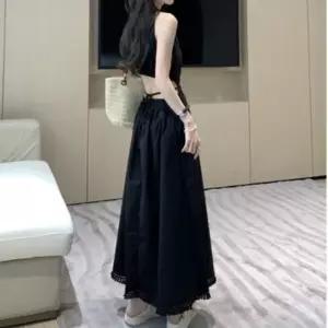 홀터넥 허리트임 롱 원피스 2컬러 여름 휴양지룩 바캉스 여신원피스